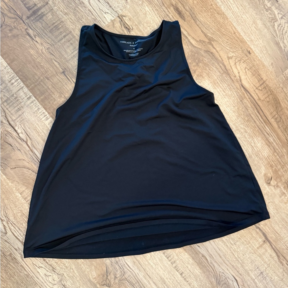 Threads 4 Thought Women's Black Tank Top